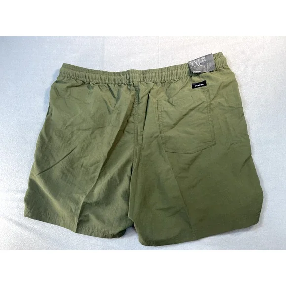 RSQ Shorts XXL Green Pull On Chino Mens Elastic Waist Drawstring Pockets New - Picture 9 of 10